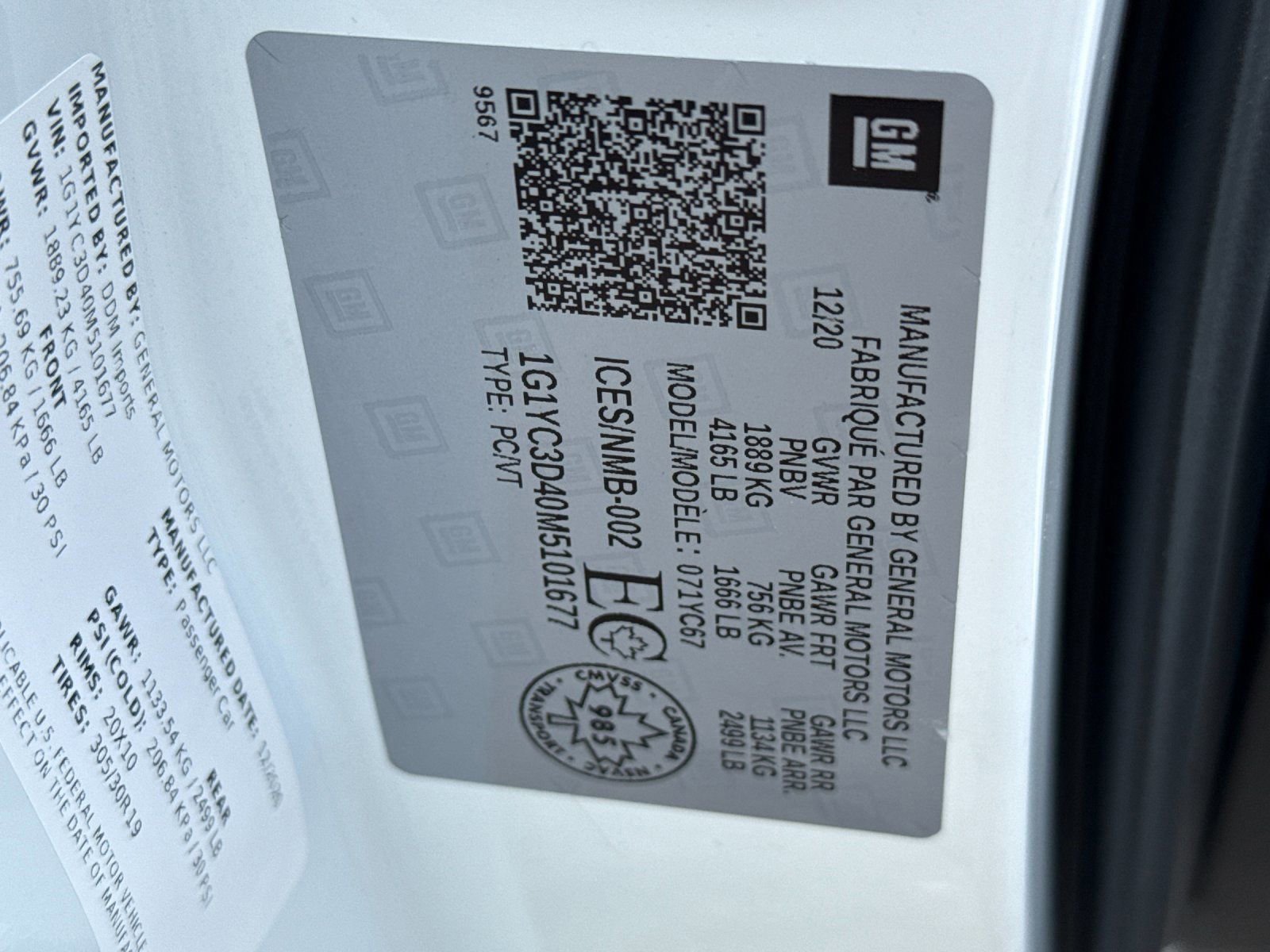 Used 2021 Chevrolet Corvette Stingray Premium Conv w/ 3LT image 32