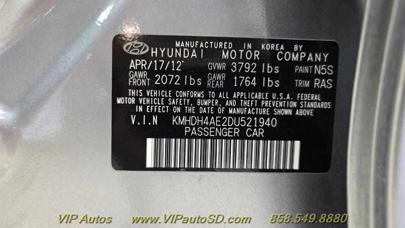 Used 2013 Hyundai Elantra Limited w/ Technology Pkg FWD image 24