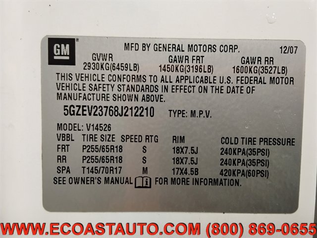 Used 2008 Saturn Outlook XR w/ Premium Trim Package AWD/4WD image 18