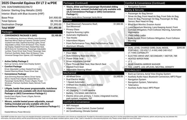 New 2025 Chevrolet Equinox EV LT w/ Convenience Package II AWD/4WD image 51