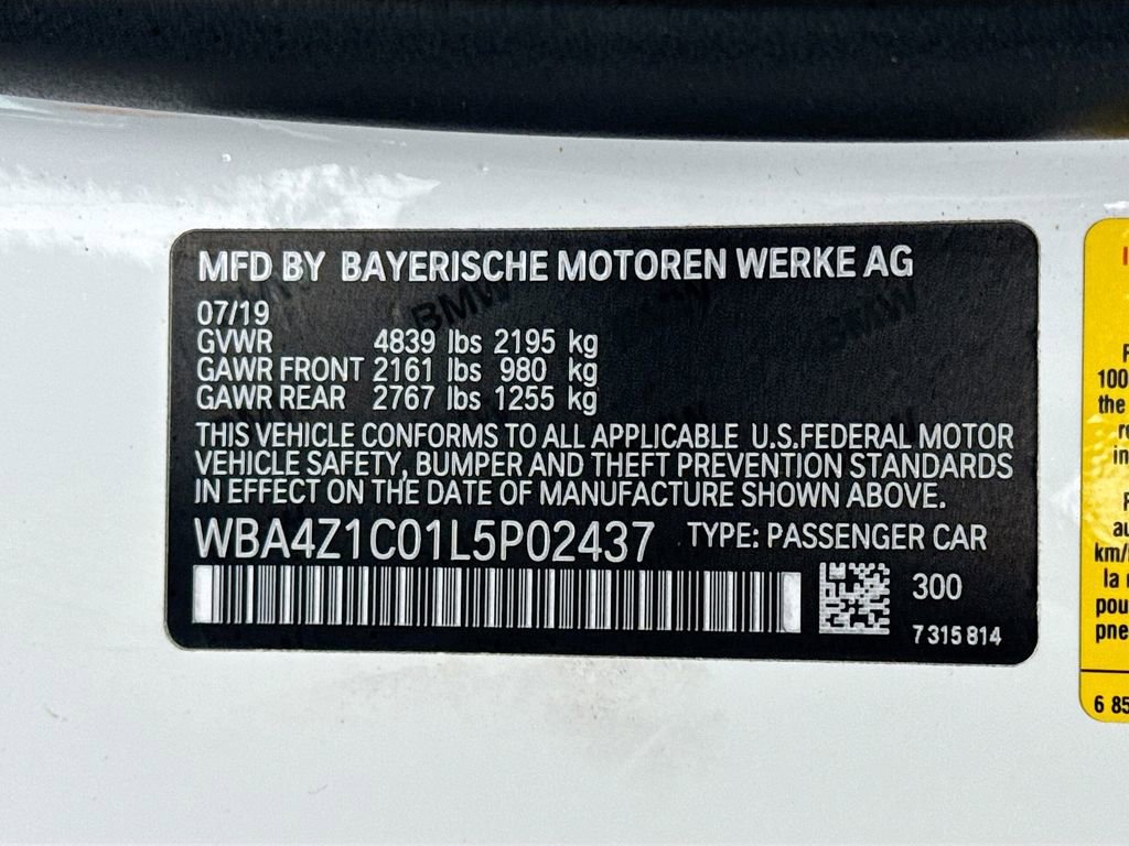 Used 2020 BMW 430i Convertible w/ M Sport Package image 30