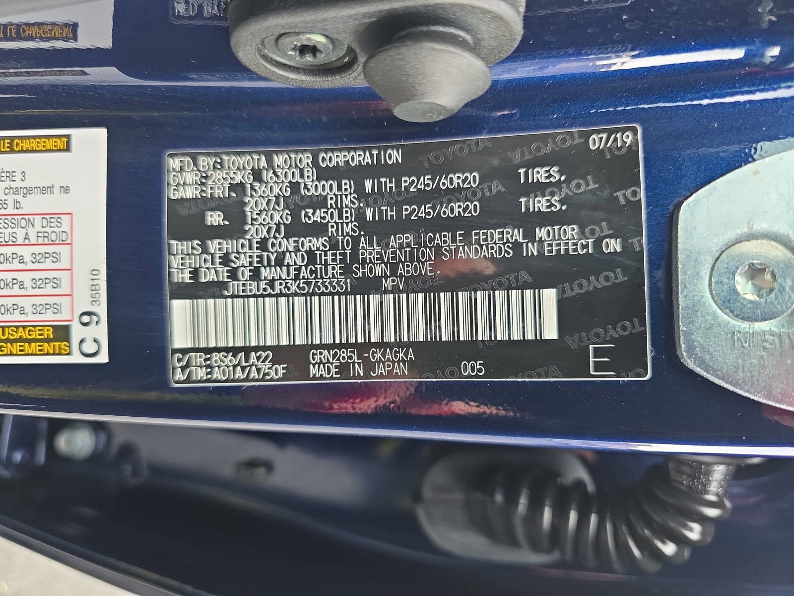 Used 2019 Toyota 4Runner Limited AWD/4WD image 34