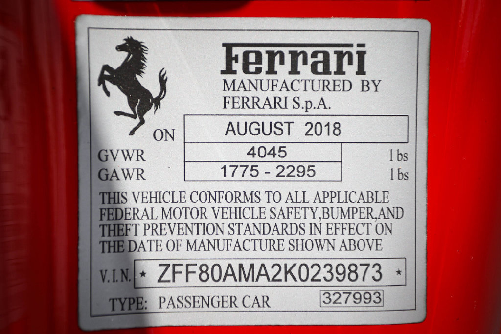 Certified 2019 Ferrari 488 Spider RWD image 40