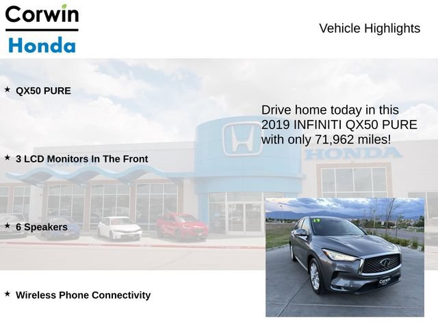 Used 2019 INFINITI QX50 Pure AWD/4WD image 6