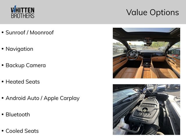 Used 2025 Jeep Grand Wagoneer L Series III w/ Rear Seat Video Group 1 AWD/4WD image 4