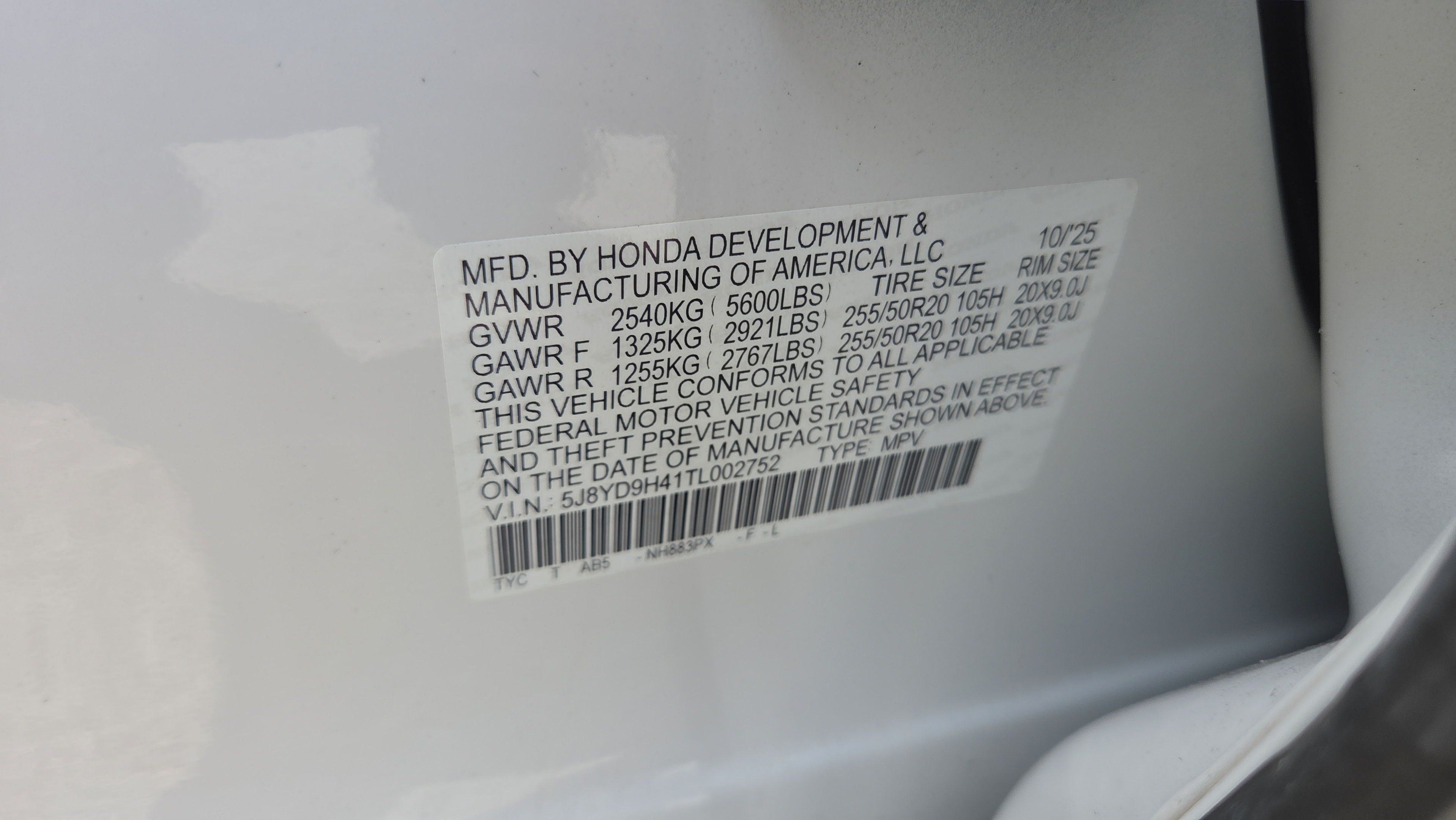 Certified 2026 Acura MDX FWD w/ Technology Package image 20