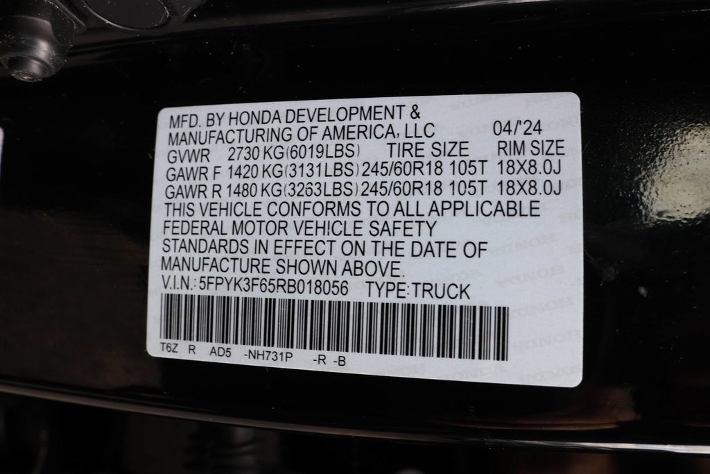 Used 2024 Honda Ridgeline TrailSport image 44