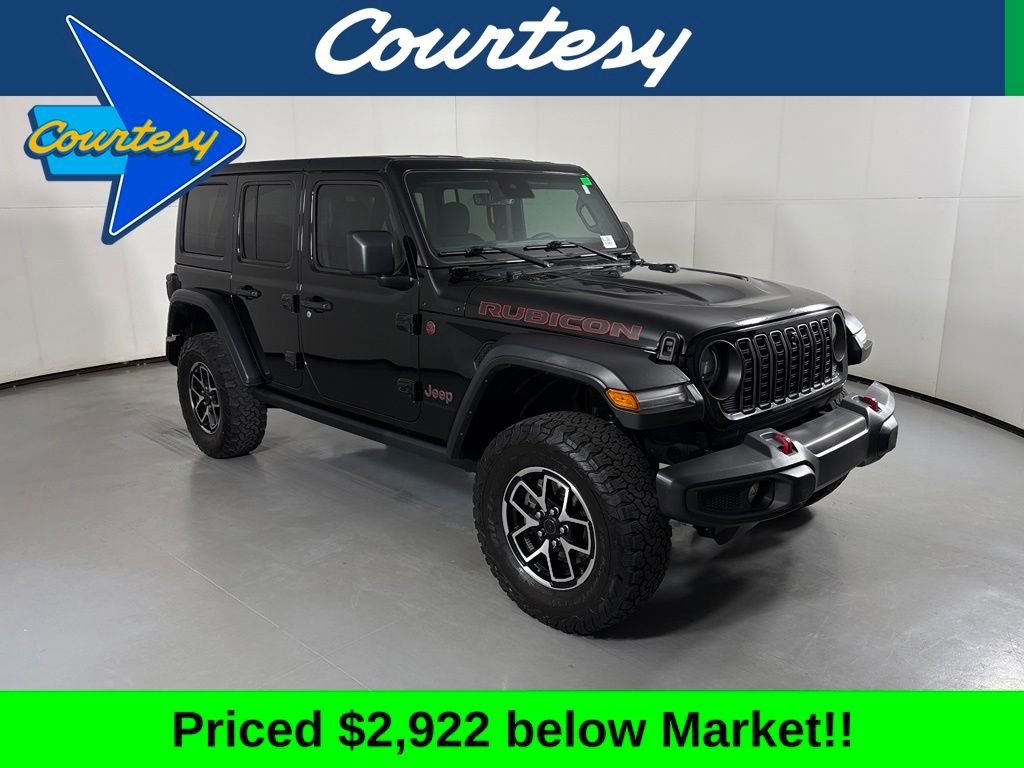 Used 2024 Jeep Wrangler Unlimited Rubicon w/ Technology Group AWD/4WD image 1