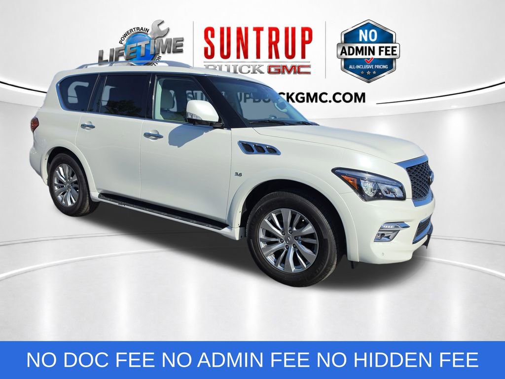 Used 2017 INFINITI QX80 4WD w/ Driver Assistance Package image 8