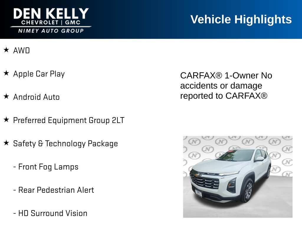 Used 2025 Chevrolet Equinox LT w/ Safety and Technology Package AWD/4WD image 5