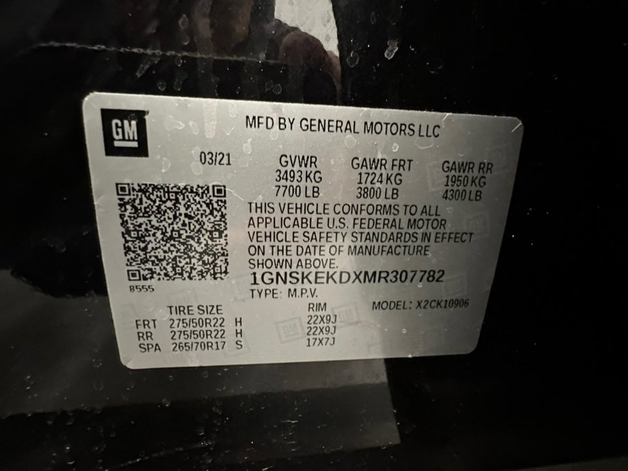 Used 2021 Chevrolet Suburban RST w/ Luxury Package image 62