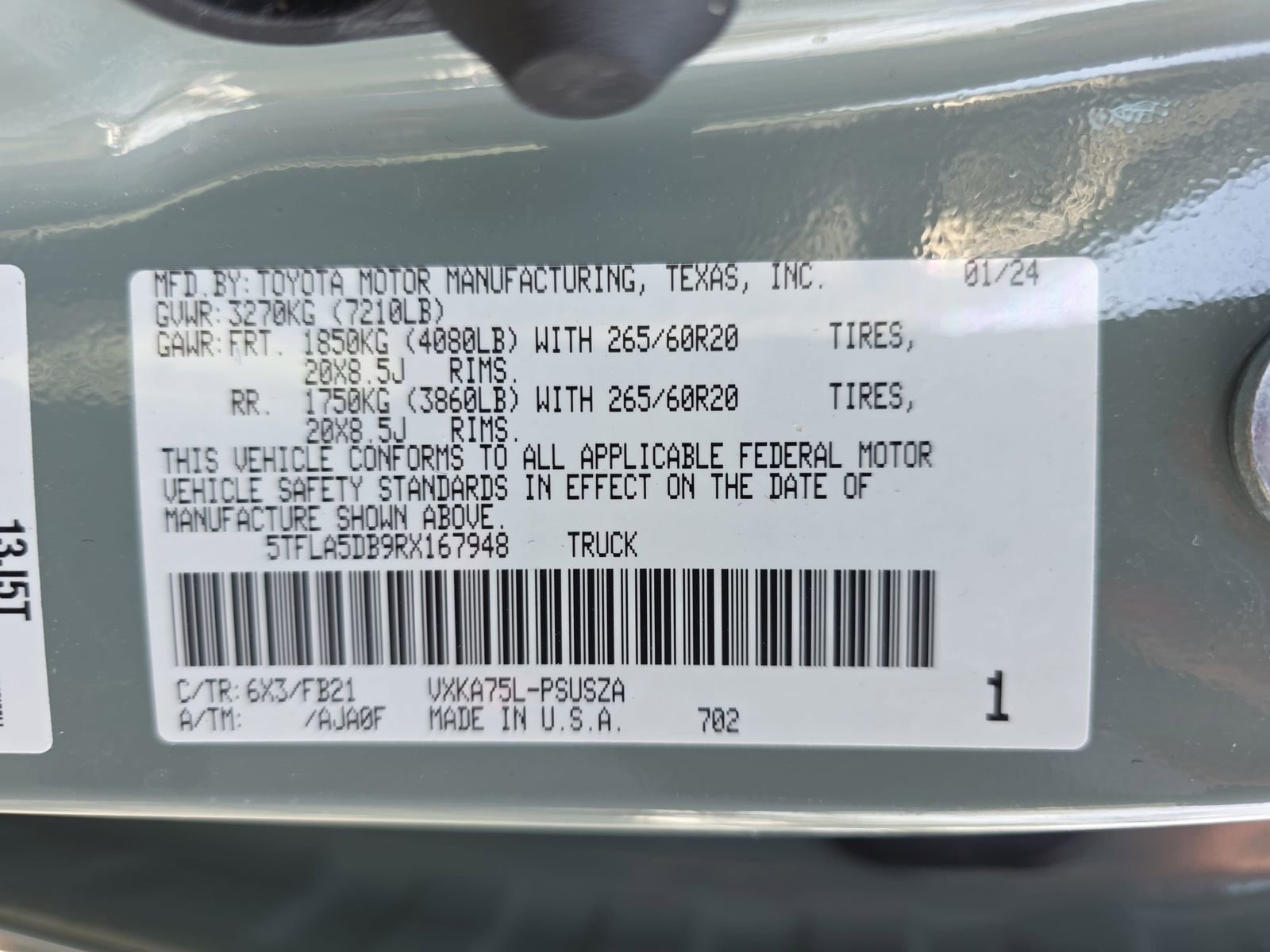 Used 2024 Toyota Tundra SR5 w/ SR5 Convenience Package image 33