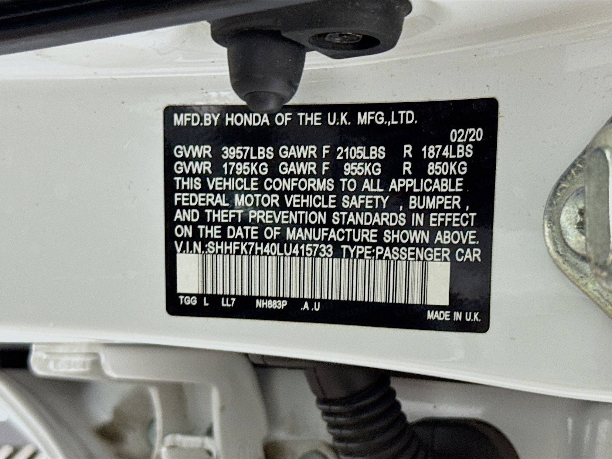 Used 2020 Honda Civic Sport image 38