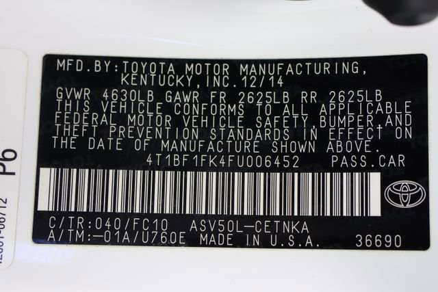 Used 2015 Toyota Camry LE FWD image 25