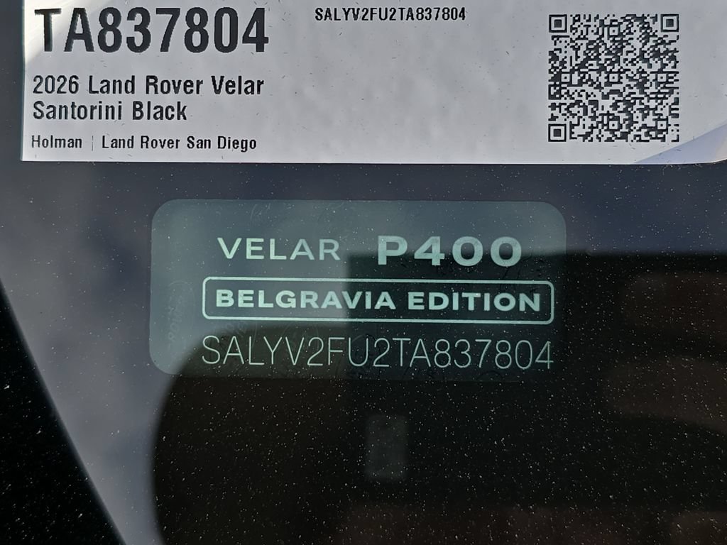 New 2026 Land Rover Range Rover Velar Belgravia AWD/4WD image 36