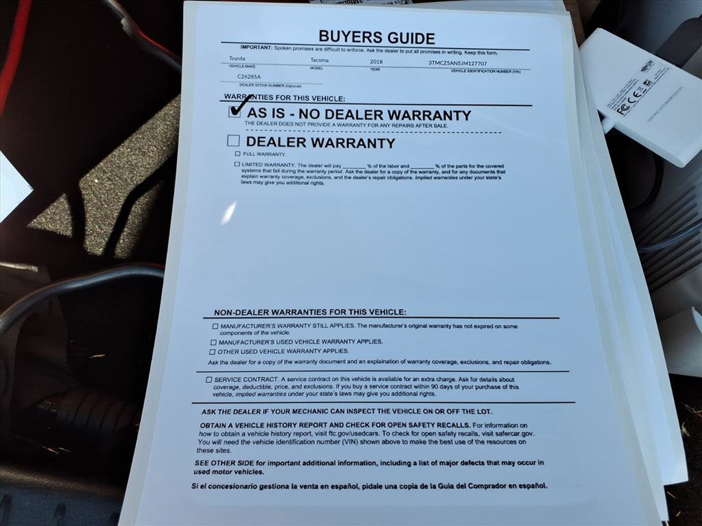 Used 2018 Toyota Tacoma SR image 36