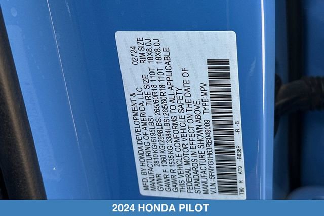 Certified 2024 Honda Pilot TrailSport image 34