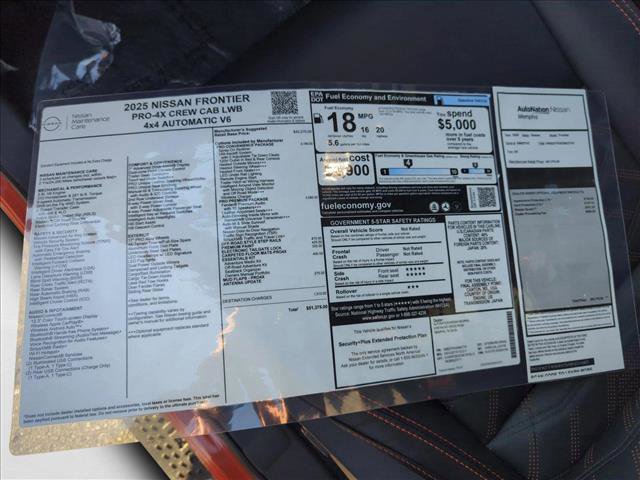 New 2025 Nissan Frontier PRO-4X w/ Pro Premium Package image 17