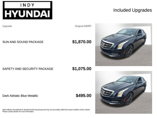 Used 2015 Cadillac ATS Luxury w/ Sun And Sound Package image 4