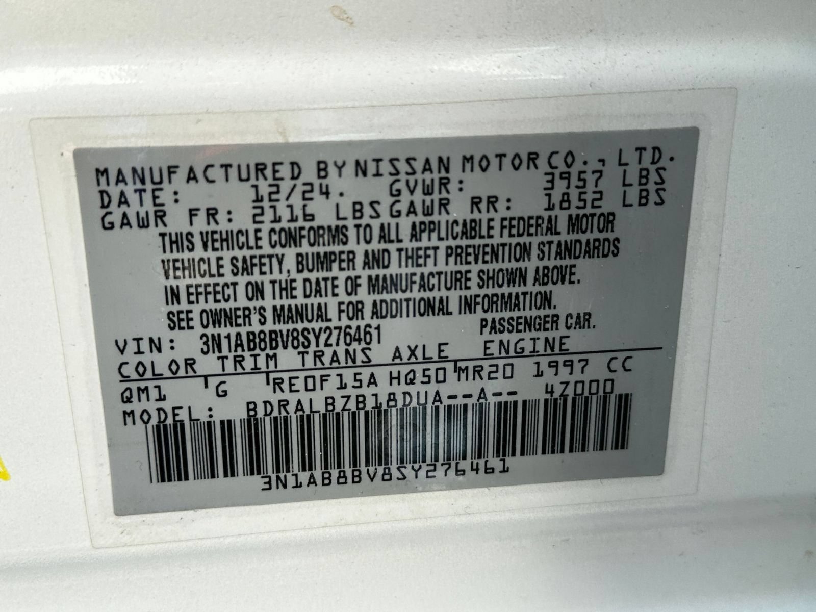 Used 2025 Nissan Sentra S FWD image 27