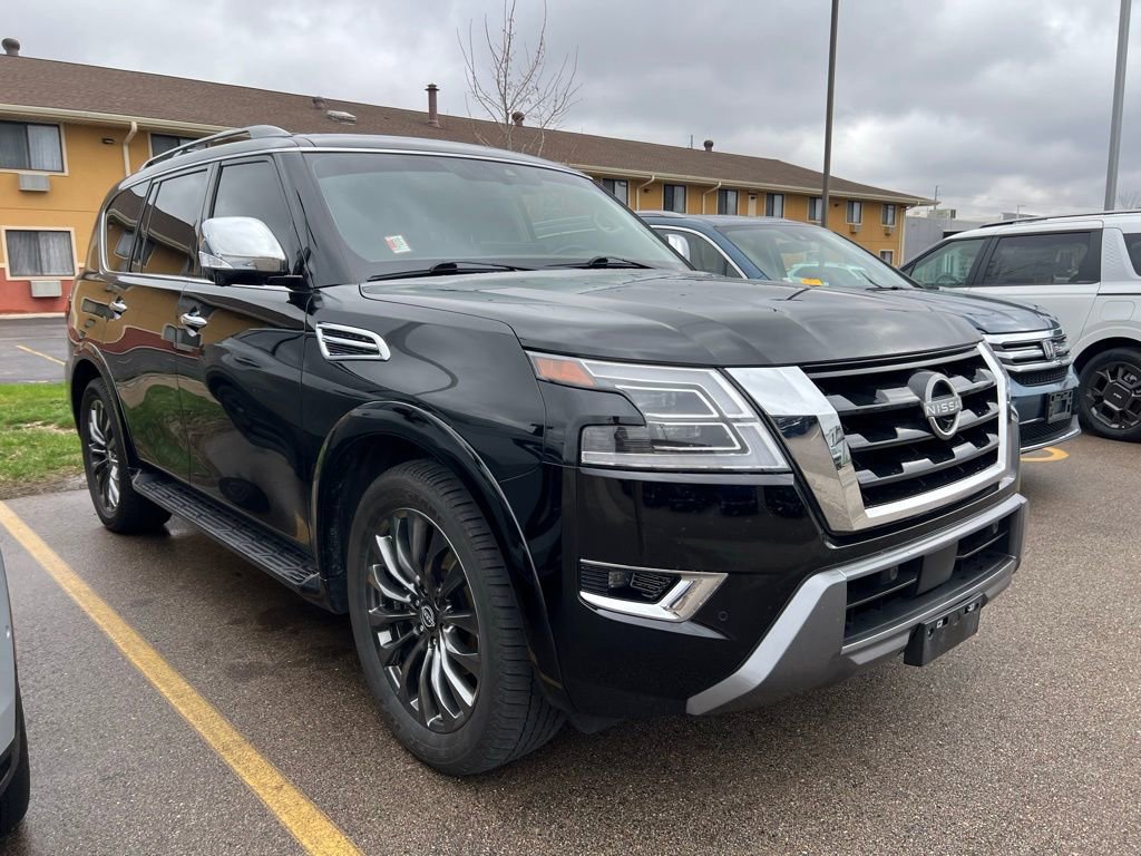 Used 2023 Nissan Armada Platinum w/ Captain's Chairs Package AWD/4WD image 1
