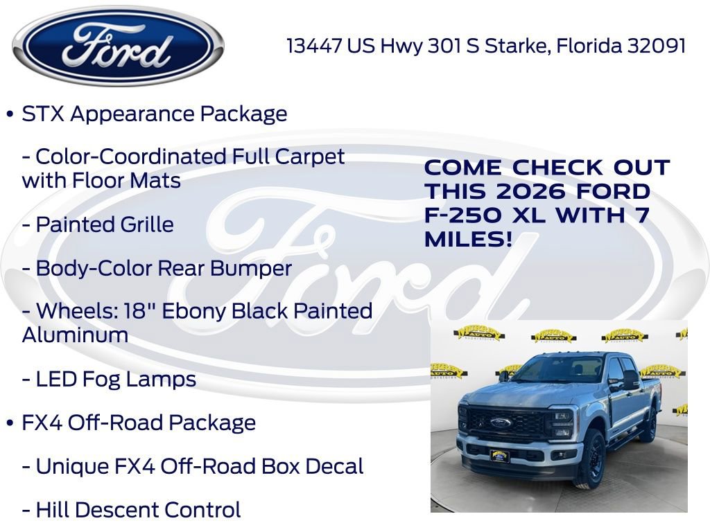 New 2026 Ford F250 XL w/ STX Appearance Package AWD/4WD image 15