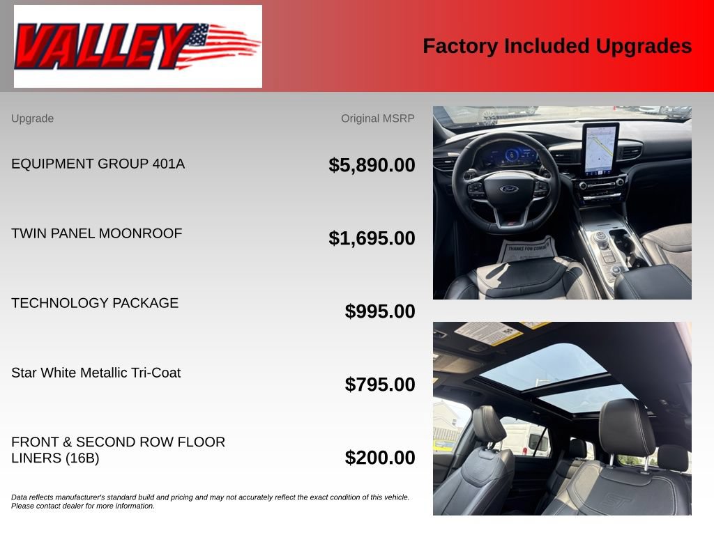 Used 2023 Ford Explorer ST w/ Equipment Group 401A AWD/4WD image 6