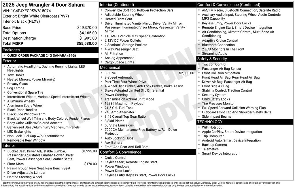 Certified 2025 Jeep Wrangler Unlimited Sahara AWD/4WD image 10