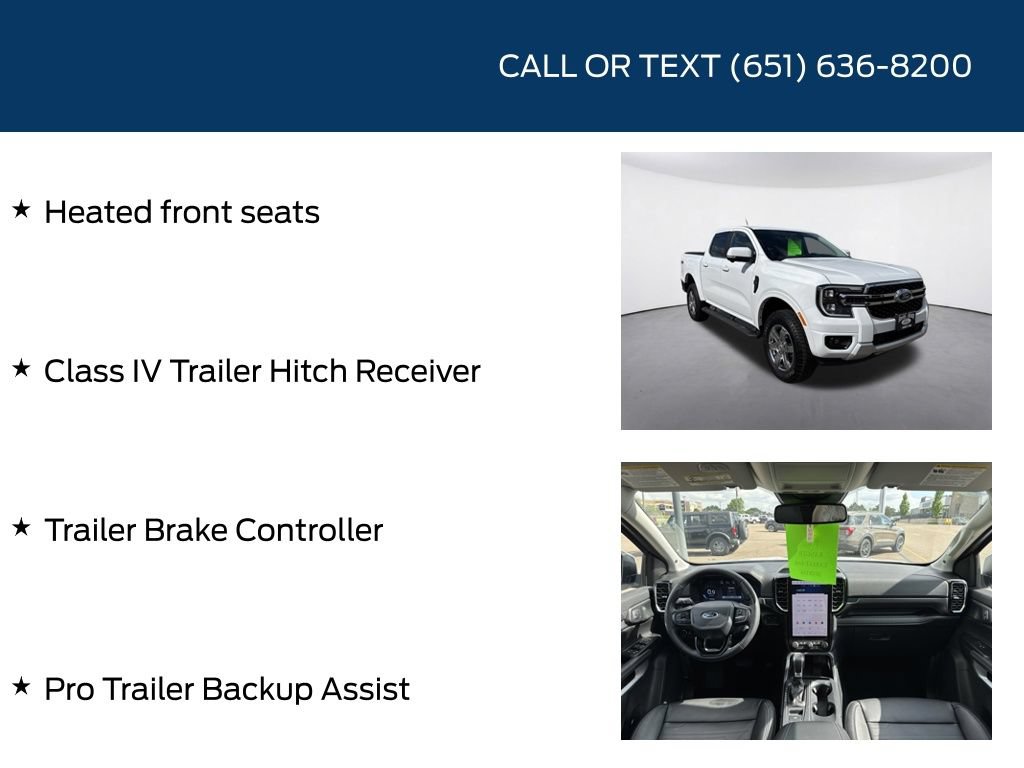 Certified 2025 Ford Ranger Lariat w/ Advanced Towing Package AWD/4WD image 20