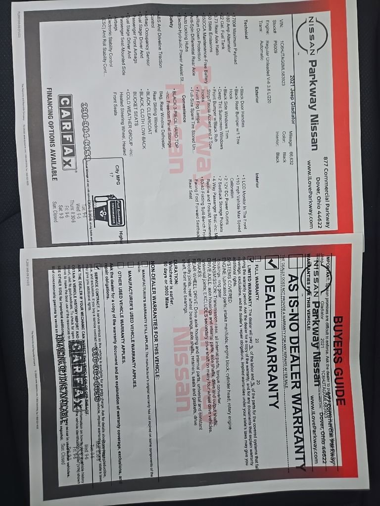 Used 2021 Jeep Gladiator Willys image 49