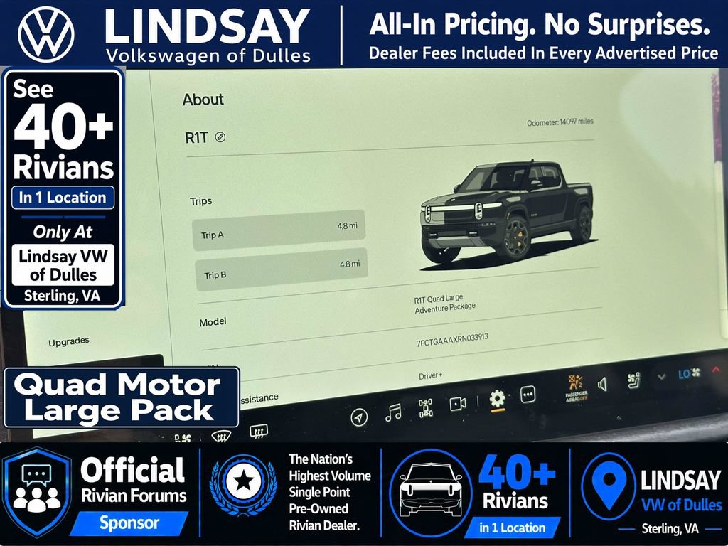 Used 2024 Rivian R1T Adventure AWD/4WD image 25