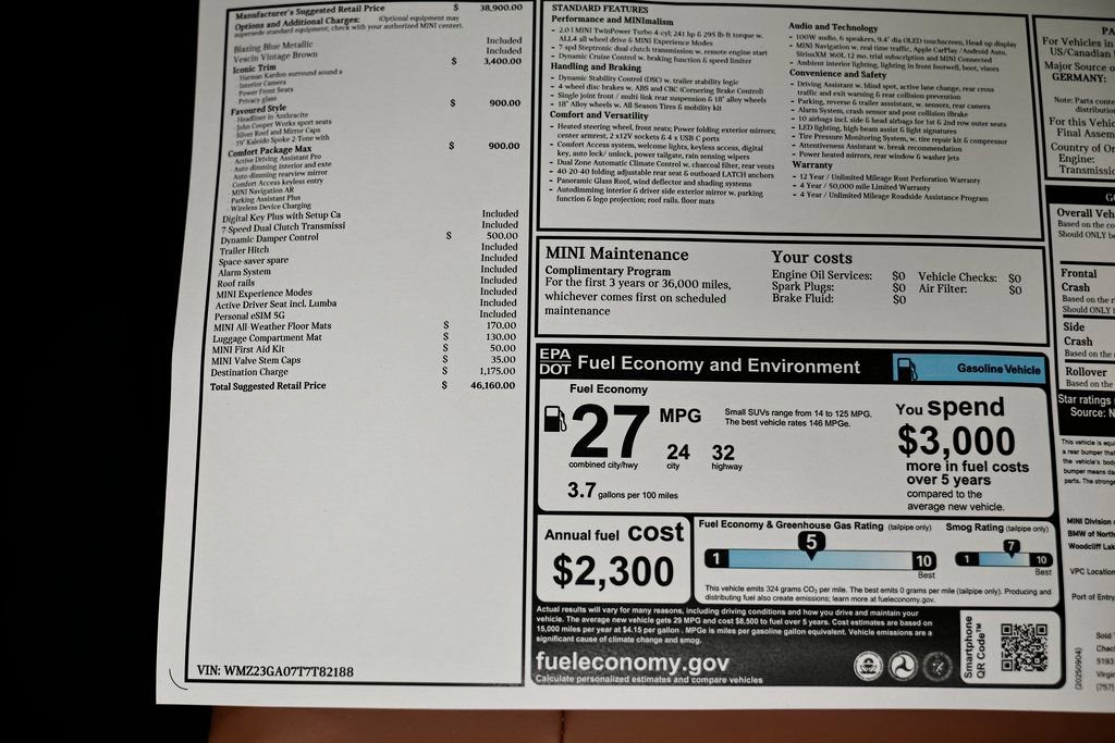 New 2026 MINI Cooper Countryman S w/ Comfort Package Max image 41