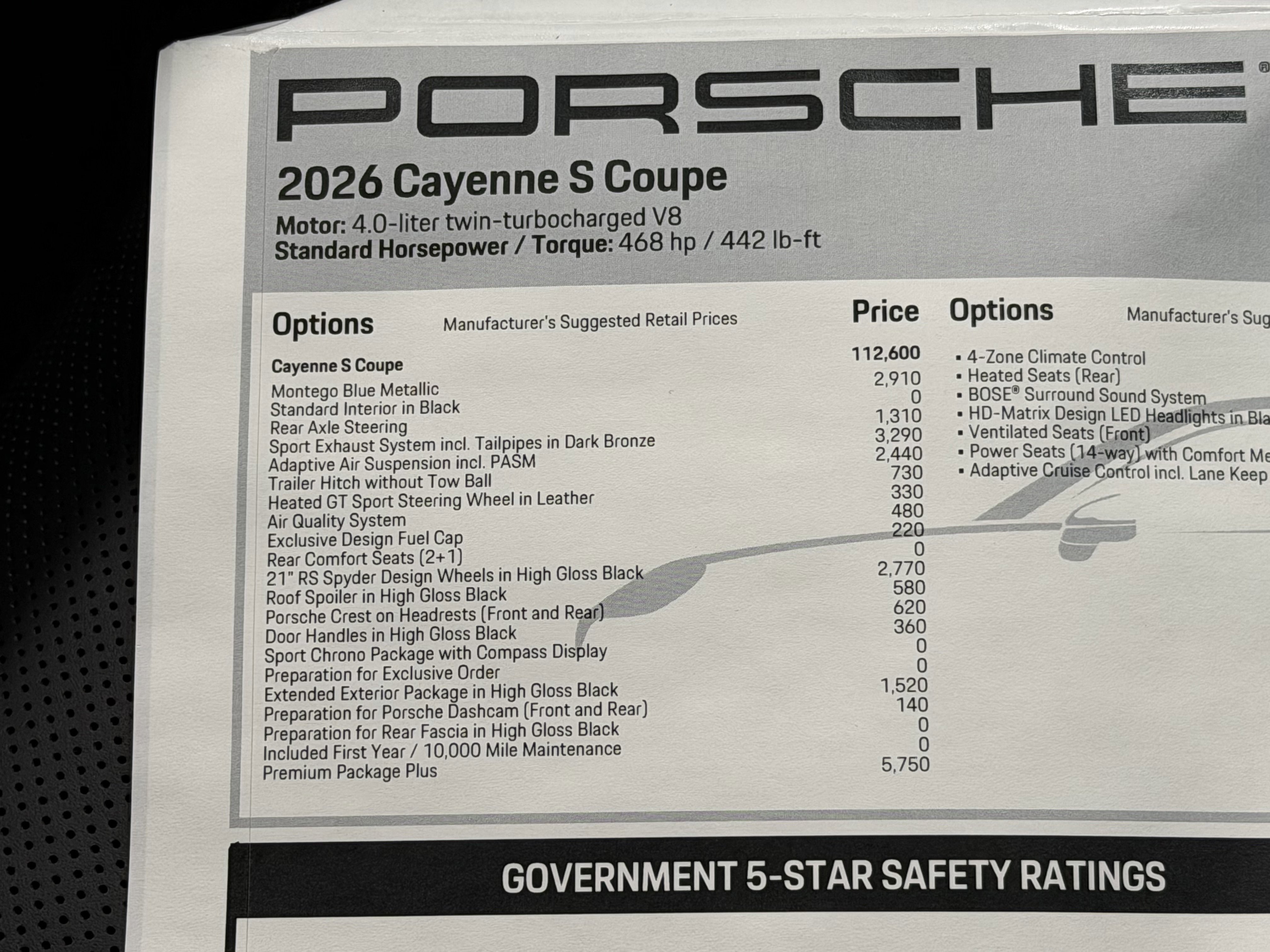 New 2026 Porsche Cayenne S image 56