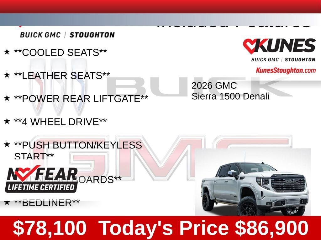 New 2026 GMC Sierra 1500 Denali w/ Technology Package image 5