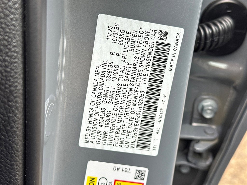 New 2026 Honda Civic Sport Touring image 35