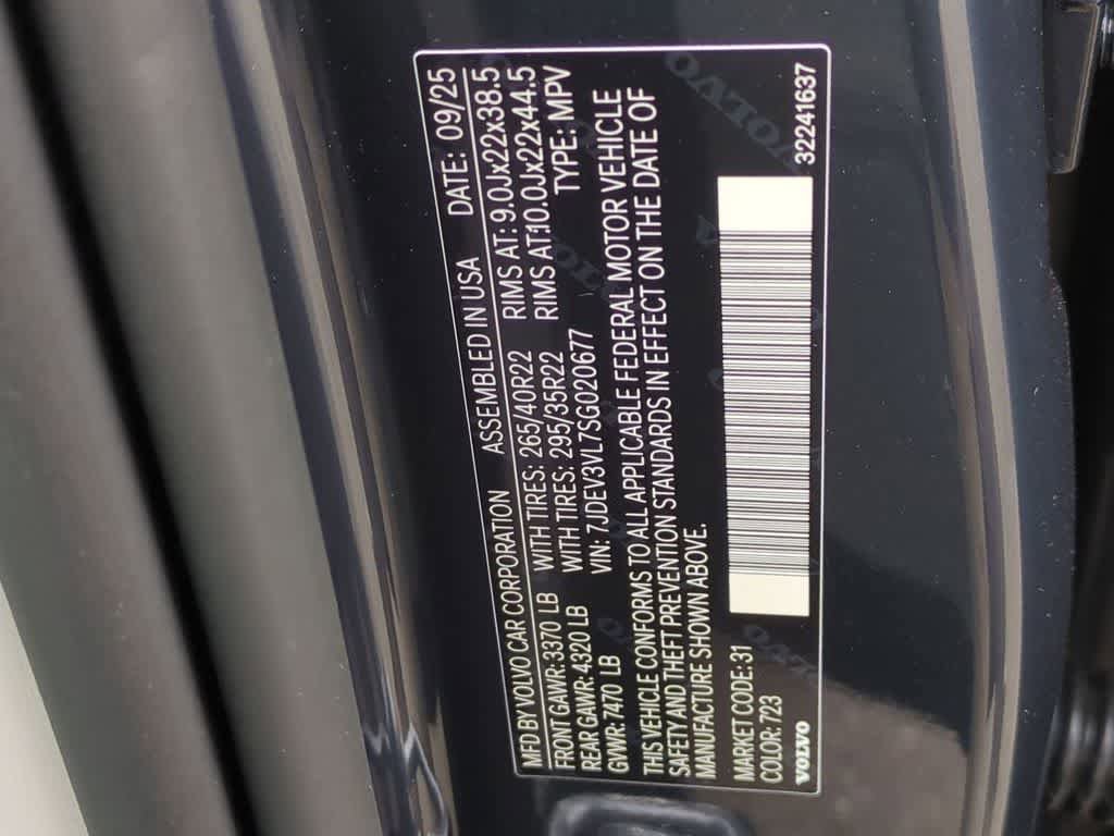 New 2025 Volvo EX90 Ultra w/ Protection Package Premier image 36