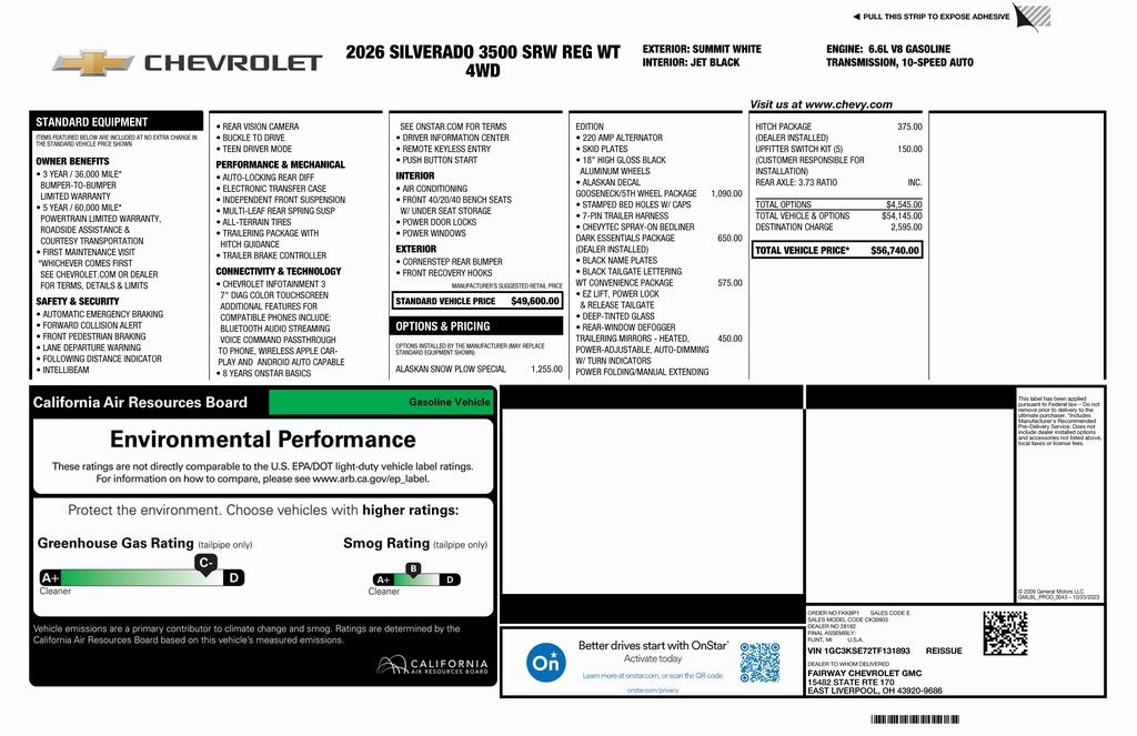 New 2026 Chevrolet Silverado 3500 W/T image 4