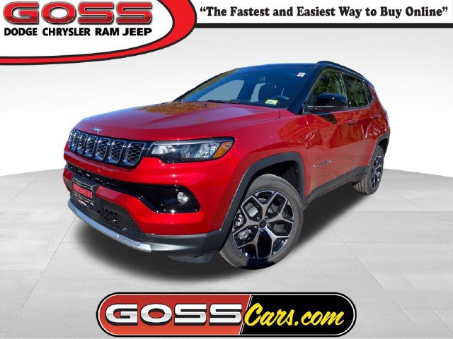 New 2026 Jeep Compass Limited w/ Sun, Sound & Navigation Group AWD/4WD 360° Tour