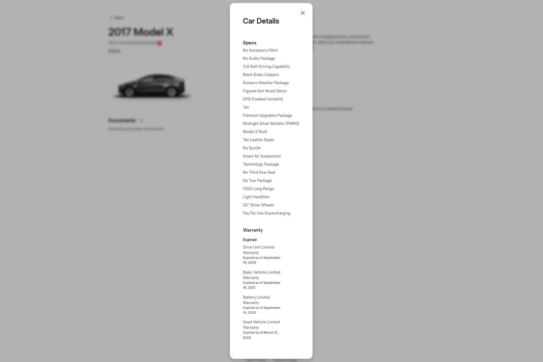 Used 2017 Tesla Model X 100D image 4