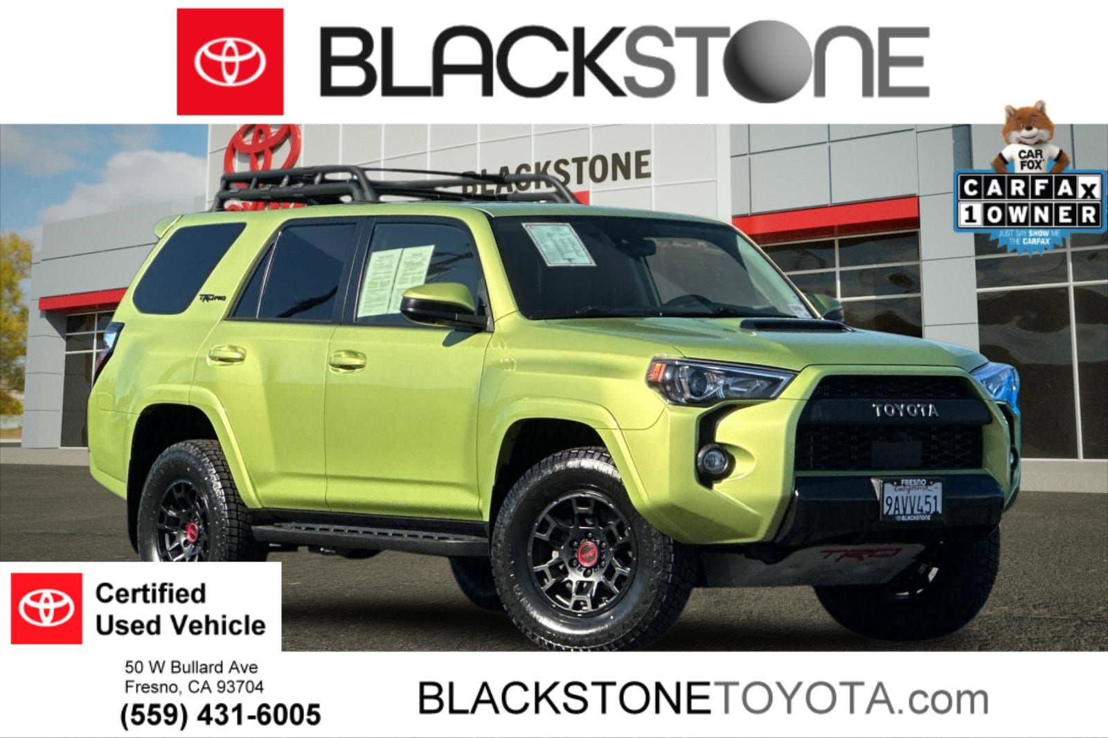 Certified 2022 Toyota 4Runner TRD Pro AWD/4WD image 1
