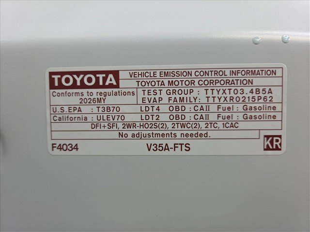 Certified 2026 Toyota Tundra SR RWD image 19