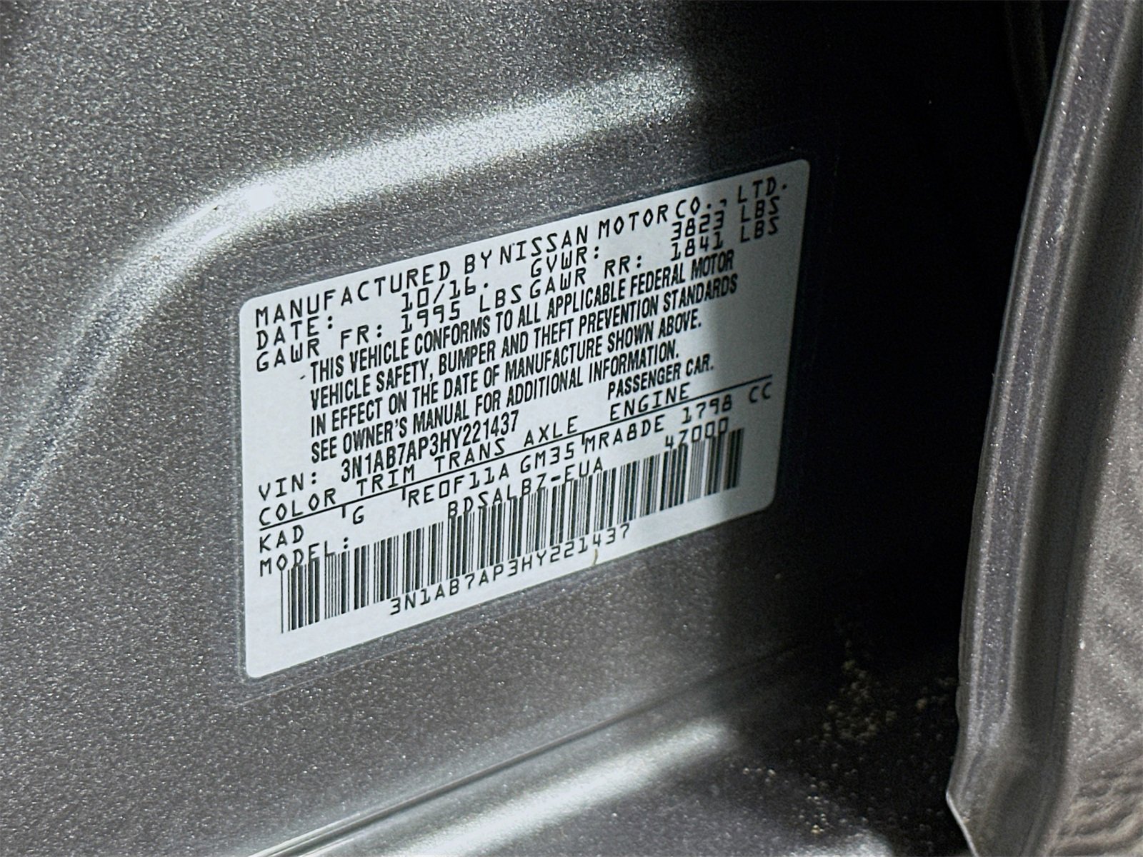 Used 2017 Nissan Sentra S image 28