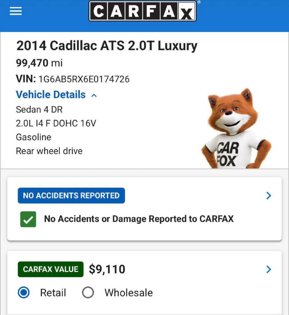 Used 2014 Cadillac ATS Luxury w/ Sun And Sound Package image 17