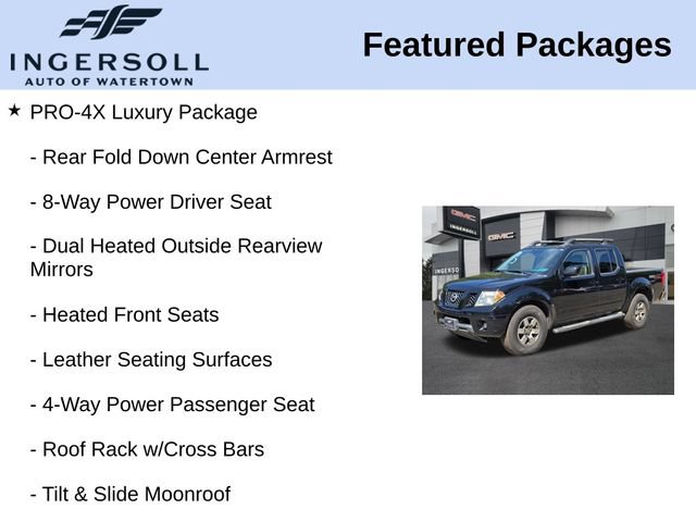 Used 2012 Nissan Frontier PRO-4X w/ Pro-4x Luxury Pkg AWD/4WD image 14