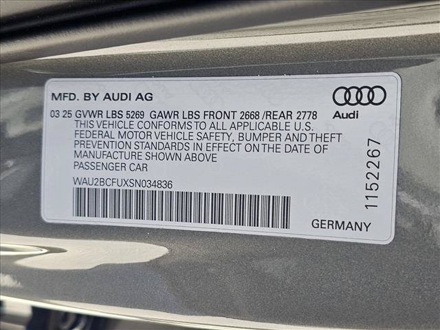Used 2025 Audi A5 2.0T Premium Plus w/ Premium Plus AWD/4WD image 20