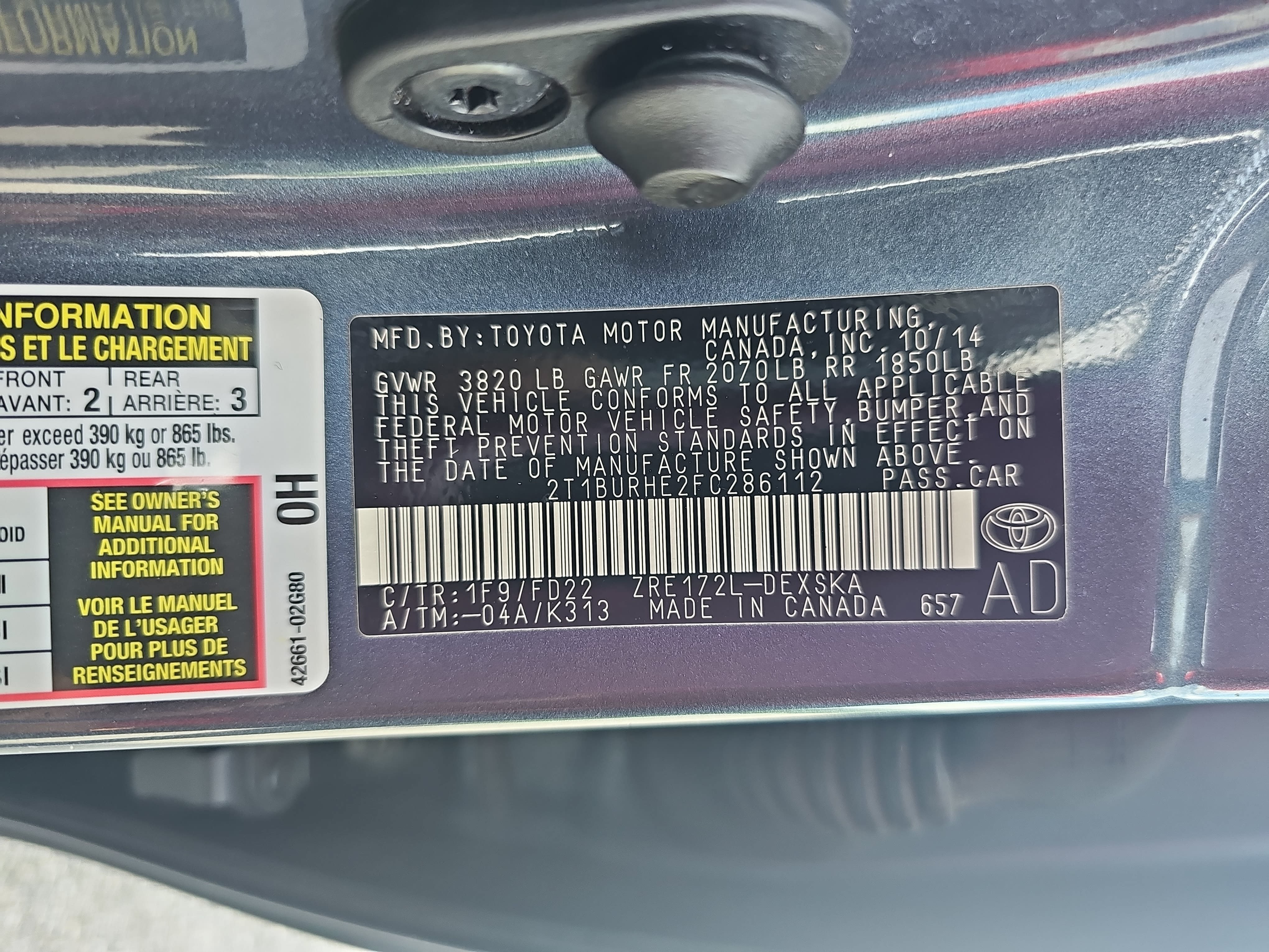 Used 2015 Toyota Corolla S FWD image 31