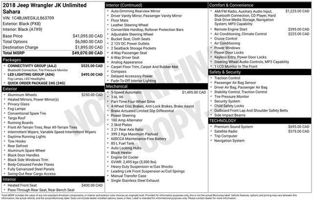 Used 2018 Jeep Wrangler Unlimited Sahara w/ Connectivity Group image 22