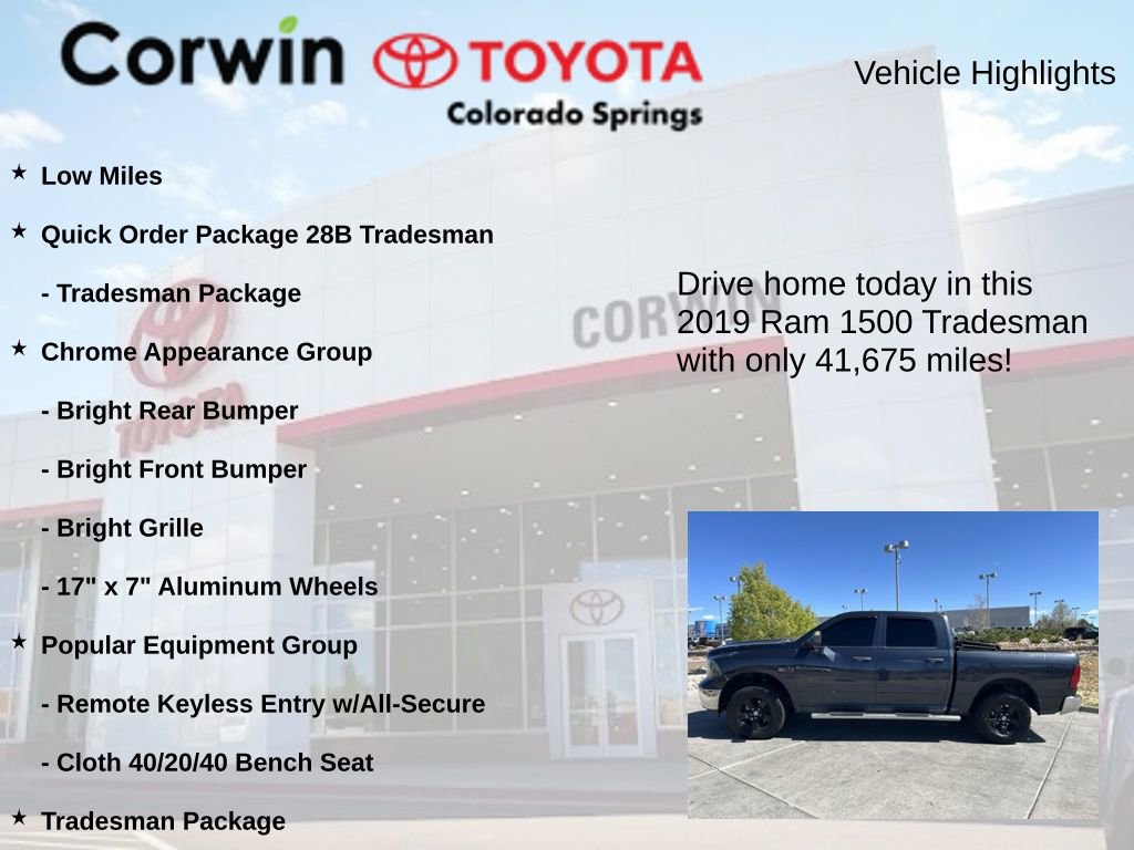 Used 2019 RAM 1500 Tradesman w/ Popular Equipment Group image 7