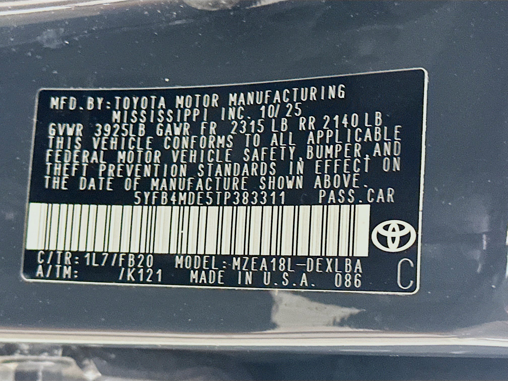 Used 2026 Toyota Corolla LE FWD image 12