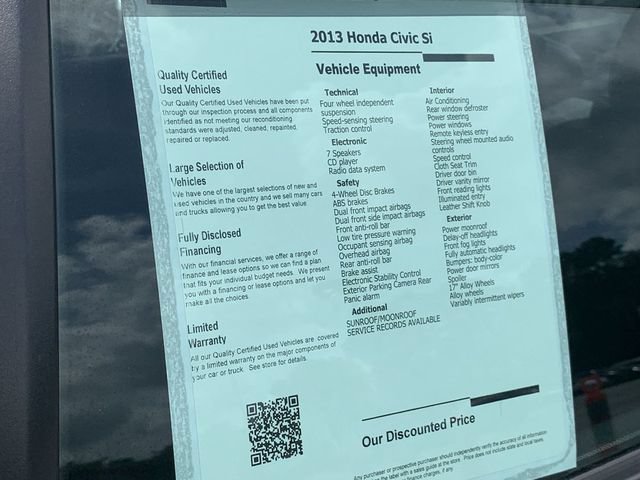 Used 2013 Honda Civic Si image 33